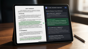 Generative AI assistant platforms like Lexis+ AI and Westlaw CoCounsel utilized by legal professionals for document analysis.