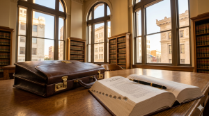 Structural legal workspace for a Houston litigation associate preparing case law research under Texas rules.