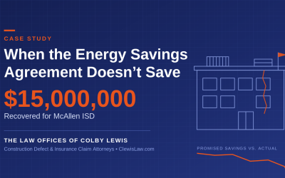 McAllen ISD’s $15 Million Energy Savings Agreement Settlement: A Case Study