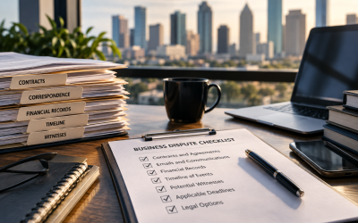 Texas Business Dispute Checklist: What to Document Before Filing a Commercial Lawsuit